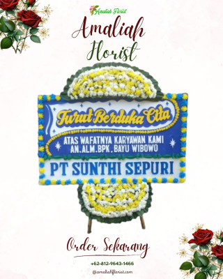 Papan Bunga Duka di Mento